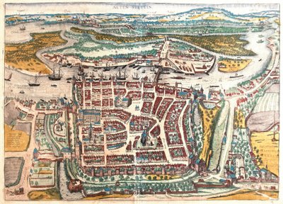 Stettin, Polen (Stich) von Franz Hogenberg