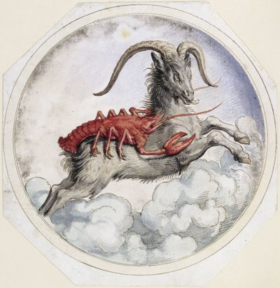 Tierkreiszeichen Krebs und Widder von Franz Hogenberg