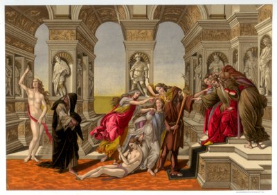 Die Verleumdung des Apelles, 1494-1495 1870 von Franz Kellerhoven