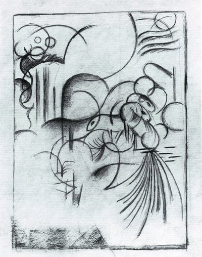 Abstrakte Komposition von Franz Marc