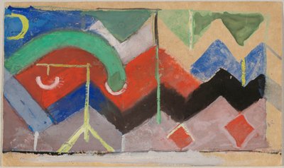 Abstrakte Komposition von Franz Marc