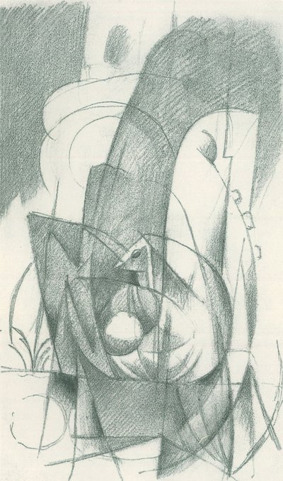 Franz Marc - Skizzenbuch aus dem Felde - Blatt 15 von Franz Marc