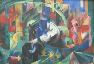Rinder I von Franz Marc