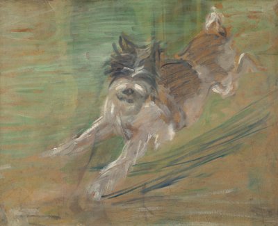 Springender Hund „Schlick“ von Franz Marc