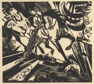 Die Reitschule von Franz Marc