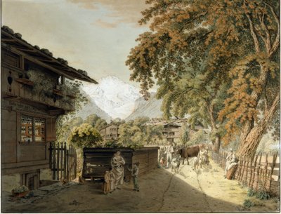 Der Alpabzug von Franz Niklaus König