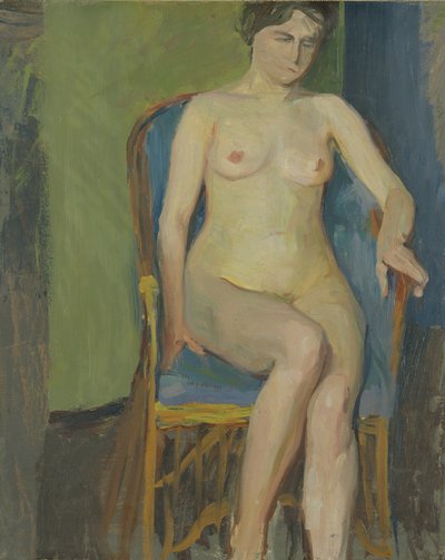 Sitzender Akt von Franz Nolken