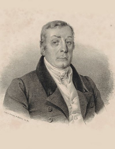 Porträt des Dirigenten und Komponisten Joseph Weigl, 1766-1846, ca. 1830 von Franz Oehme
