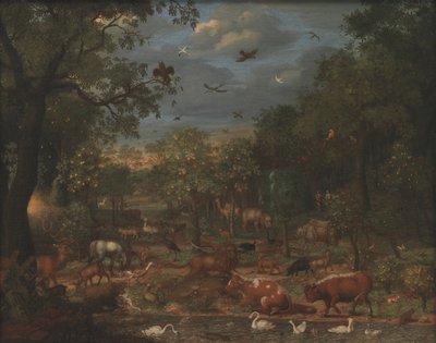 Paradies vor dem Sündenfall von Franz Rösel von Rosenhof