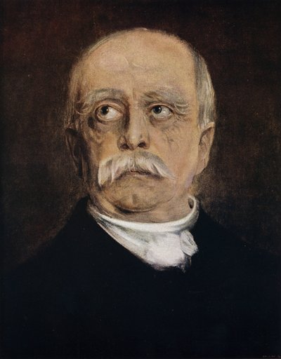 Otto von Bismarck, preußischer Staatsmann und Kanzler von Deutschland von Franz Seraph von (after) Lenbach