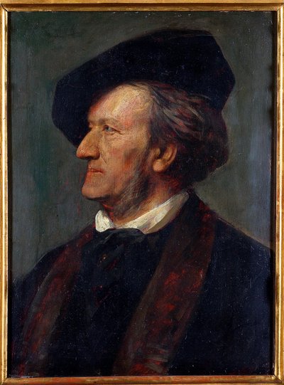 Porträt des Komponisten Richard Wagner von Franz Seraph von Lenbach
