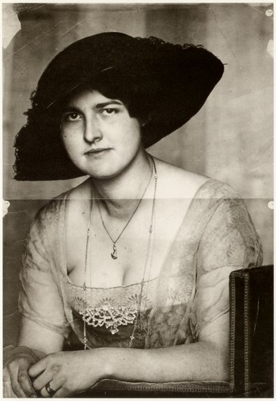 Maria mit einem dunklen Hut, 1915 von Franz Stuck Ritter von