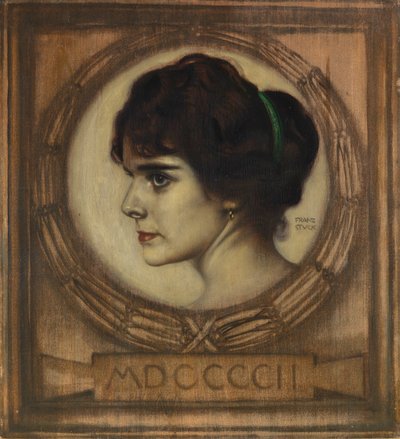 Porträt von Gemma Bierbaum, 1902 von Franz Stuck Ritter von