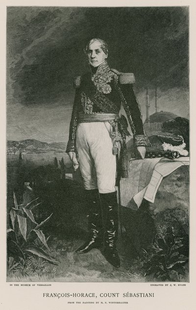Horace Francois Bastien Sebastiani de La Porta von Franz Xaver Winterhalter
