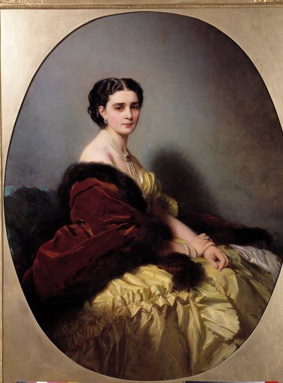 Porträt von Madame Narichkin (oder Narychkin oder Narichkina) von Franz Xaver Winterhalter