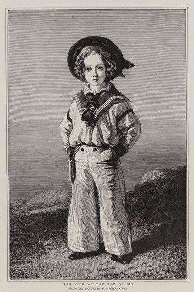 Der König im Alter von sechs Jahren von Franz Xaver Winterhalter