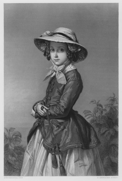 Die Prinzessin von Belgien, nach dem Bild in der Königlichen Sammlung von Franz Xaver after Winterhalter