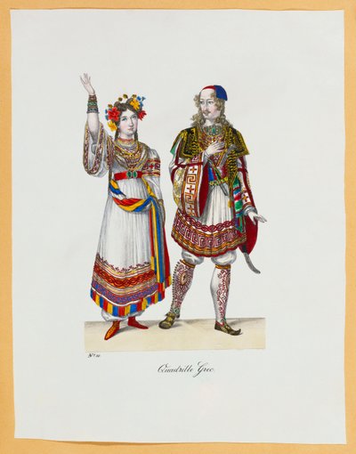 Eine Sammlung von Kostümen, 1827 von Franz Xavier Nachtmann