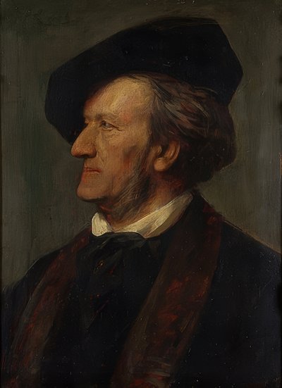 Porträt des Komponisten Richard Wagner von Franz von Lenbach