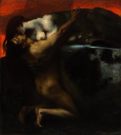Der Kuss der Sphinx von Franz von Stuck