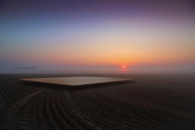 Nebliger Horizont Sonnenaufgang von Franziskus Pfleghart