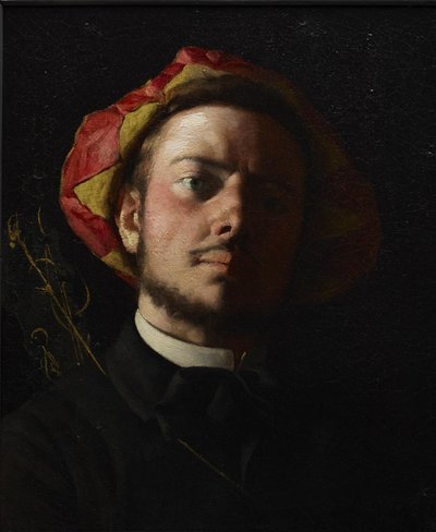 Porträt eines Unbekannten als Troubadour von Frédéric Bazille