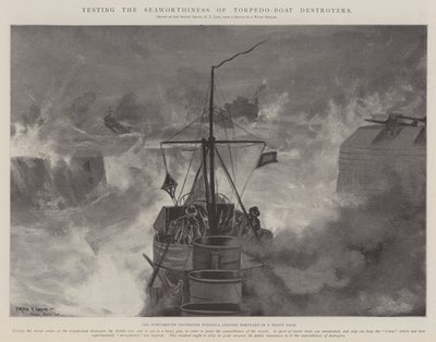 Testen der Seetüchtigkeit von Torpedoboot-Zerstörern von Fred T. Jane