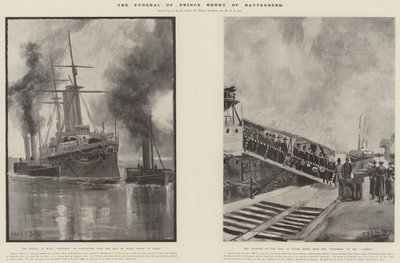 Das Begräbnis von Prinz Heinrich von Battenberg von Fred T. Jane