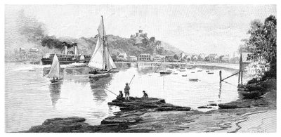 Manly Beach, Sydney, New South Wales, Australien, 1886 von Frederic B. Schell
