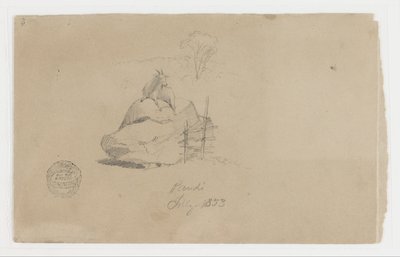 Eine Ziege in Pandi, Kolumbien von Frederic Edwin Church