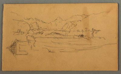Weites Tal, Schuppen, St. Gilgen, Österreich, möglicherweise 1868 von Frederic Edwin Church