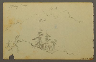Weite Landschaft mit Wolken, 1844 von Frederic Edwin Church