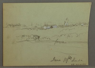 Stadt London, möglicherweise 1869 von Frederic Edwin Church