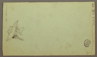 Zeichnung, Figurenstudien, Segelboot, Architekturstudien, möglicherweise 1868 von Frederic Edwin Church