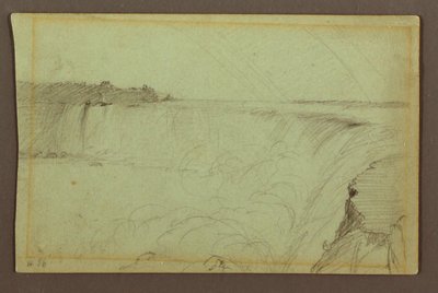 Horseshoe-Fälle mit einem doppelten Regenbogen, Niagara-Fluss, Kanada von Frederic Edwin Church