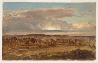 Zeichnung, Hudson Valley, April 1867 von Frederic Edwin Church