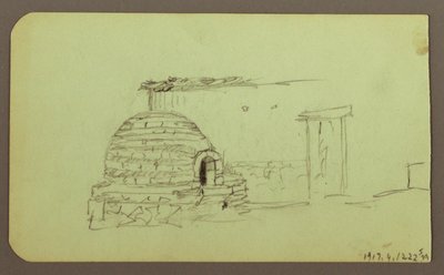 Itaccihuatl-Gipfel; Rückseite: Backofen, 1883 von Frederic Edwin Church