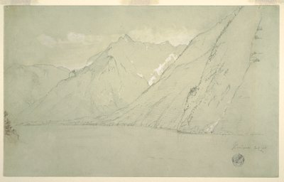 Königssee vom Falkenstein, Juli 1868 von Frederic Edwin Church