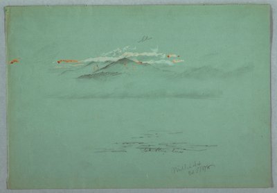 Lake Millinoket und Mount Katahdin, 1878 von Frederic Edwin Church