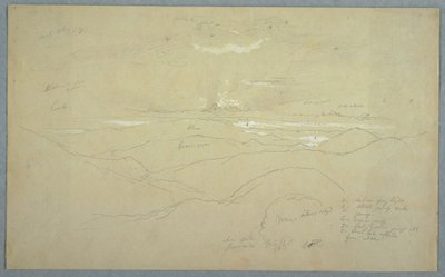 Landschaft bei Sonnenuntergang, Jamaika, Juli 1865 von Frederic Edwin Church
