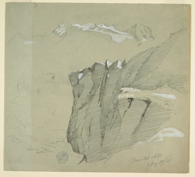 Landschaft in den Berner Alpen, 28. August 1868 von Frederic Edwin Church