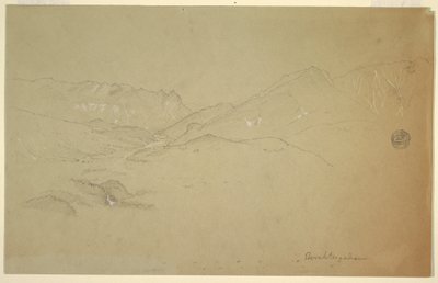 Landschaft nahe Berchtesgaden, Juni–Juli 1868 von Frederic Edwin Church