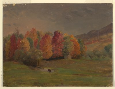 Zeichnung, Küste von Maine oder Kanada, ca. 1845 von Frederic Edwin Church