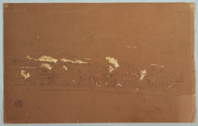 Teilansicht von Guaranda, Ecuador, 3. Juni 1857 von Frederic Edwin Church