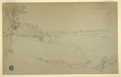 Studien: Die Niagarafälle, wahrscheinlich 1856 von Frederic Edwin Church