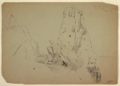 Zeichnung, Der alte Bischof, September 1851 von Frederic Edwin Church