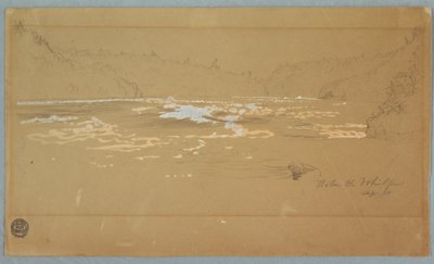 Der Fluss "Unterhalb des Strudels", September 1858 von Frederic Edwin Church