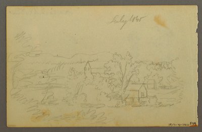 Bäume, Kuh, 1844 von Frederic Edwin Church