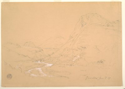 Tal nahe Guaranda, 3. Juni 1857 von Frederic Edwin Church
