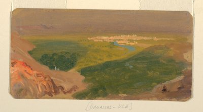Blick Richtung Damaskus, Syrien, 24. April - 16. Mai 1868 von Frederic Edwin Church